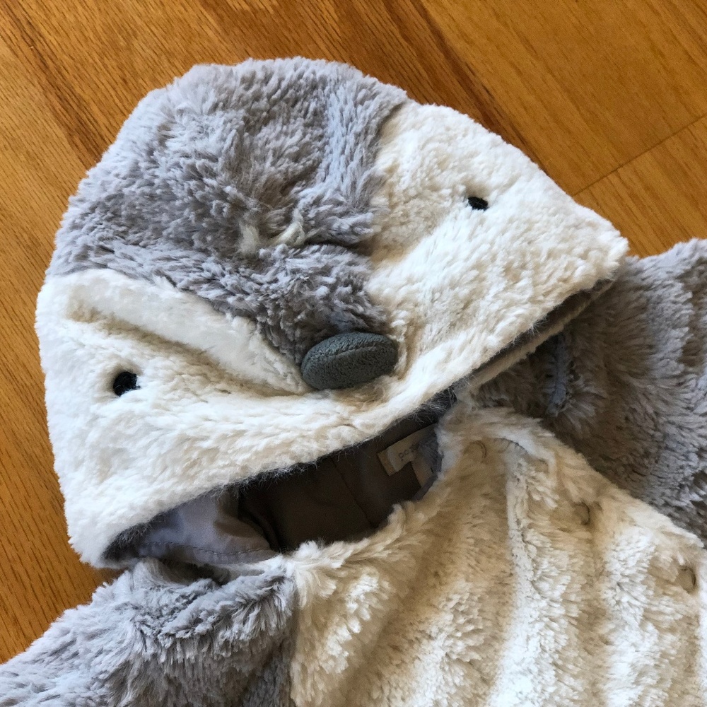 Pottery Barn Kids Fuzzy Penguin Toddler 12-24 mo.